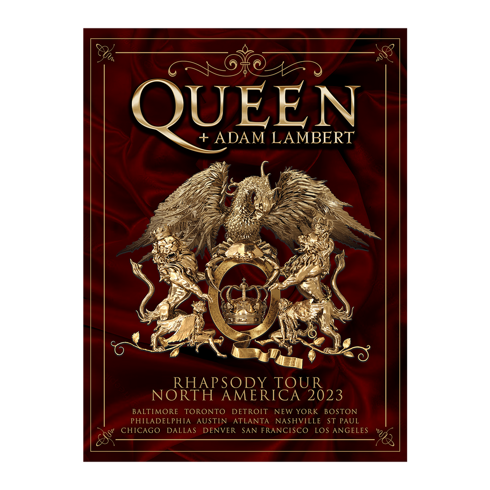 Posters – Queen and Adam Lambert - Rhapsody Tour Merchandise Posters – Queen and Adam Lambert - Rhapsody Tour Merchandise