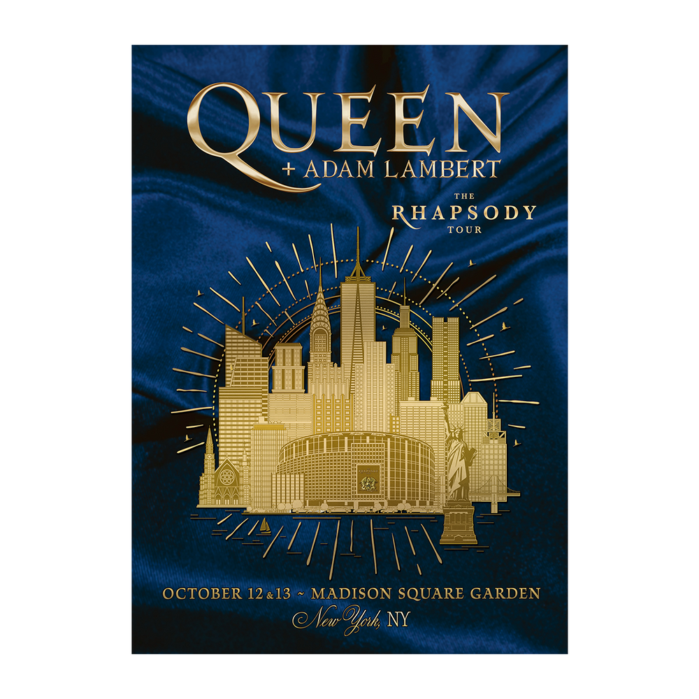 QUEEN ラプソディーツアー デニムジャケット Queen and Adam Lambert - Rhapsody Tour Merchandise Shop
