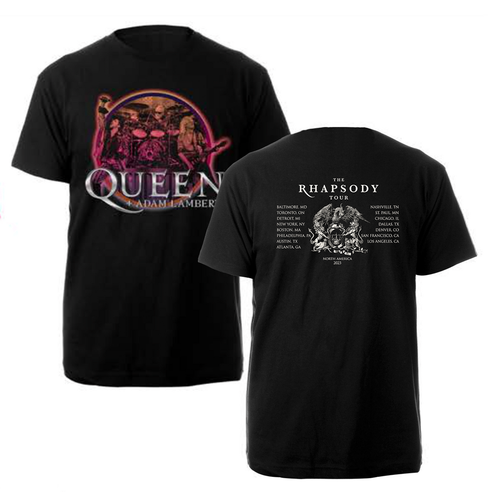 Queen and Adam Lambert Rhapsody Tour Merchandise Shop