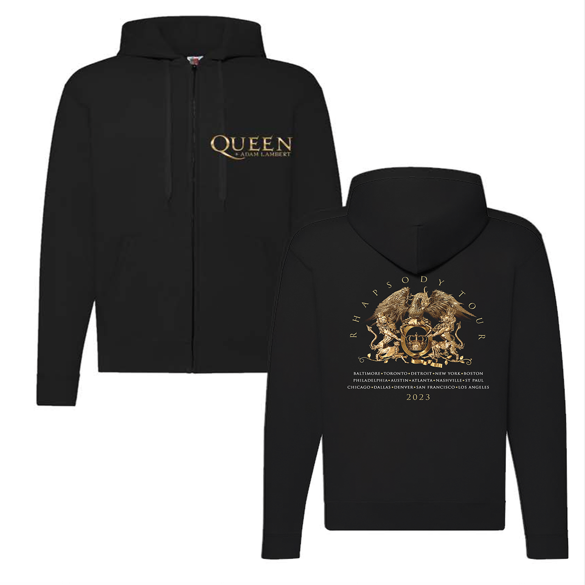 queen rhapsody tour hoodie